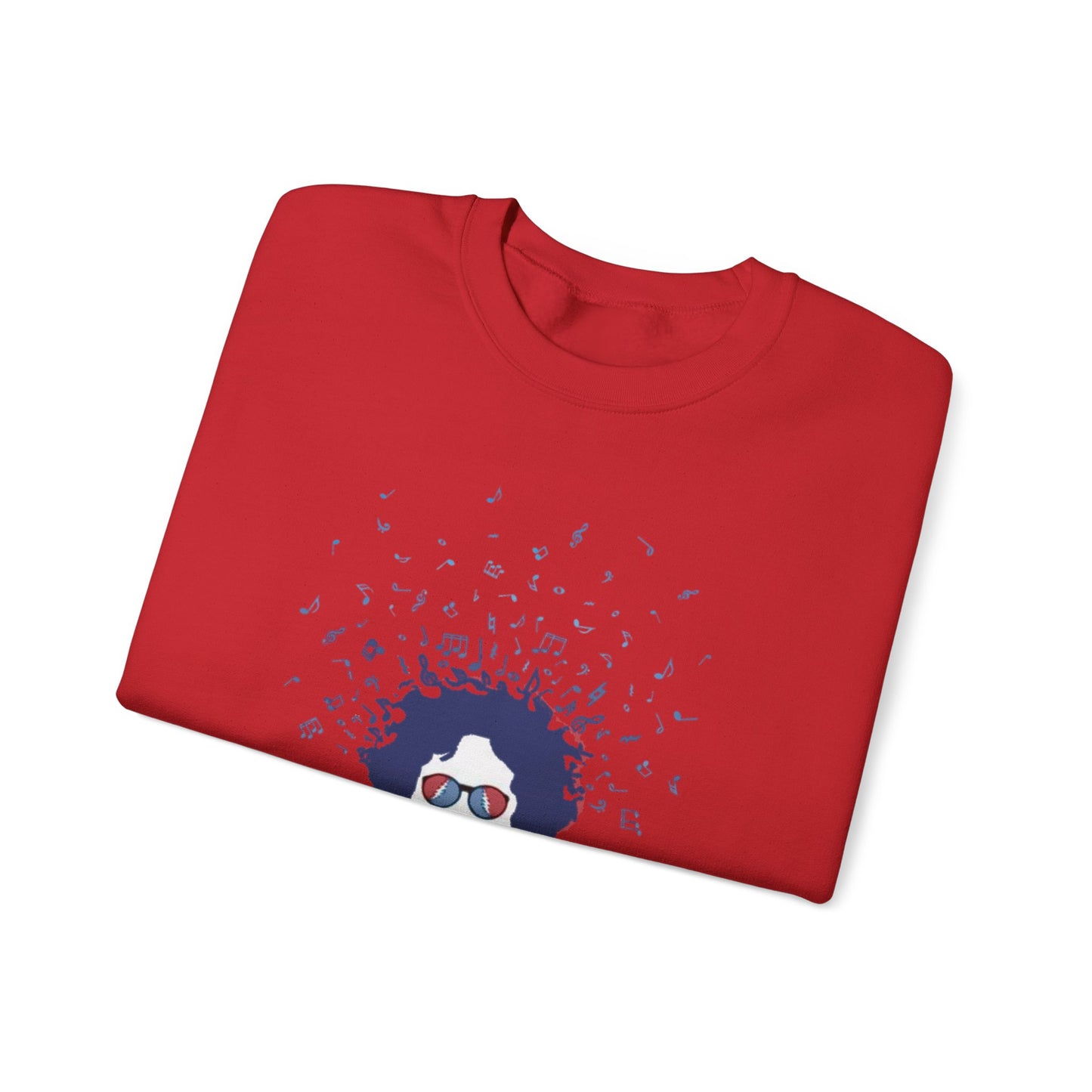 Jerry's Bursting With Music | Life is dead. Crewneck Sweatshirt