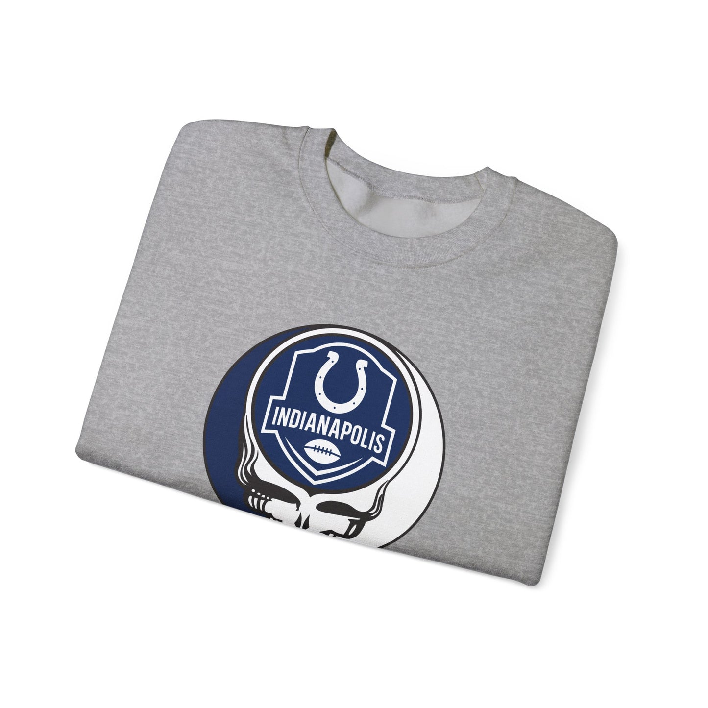 Indianapolis Football Stealie Grateful Dead Crewneck Sweatshirt - NFL