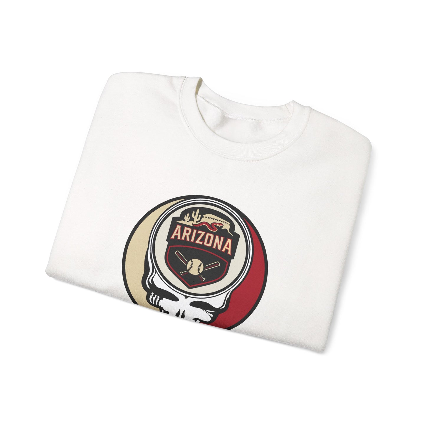Arizona Diamondbacks Stealie Grateful Dead Crewneck Sweatshirt - MLB