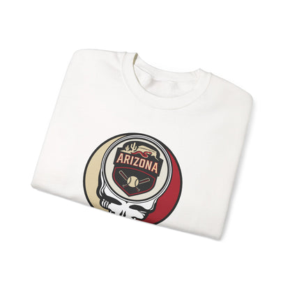 Arizona Diamondbacks Stealie Grateful Dead Crewneck Sweatshirt - MLB