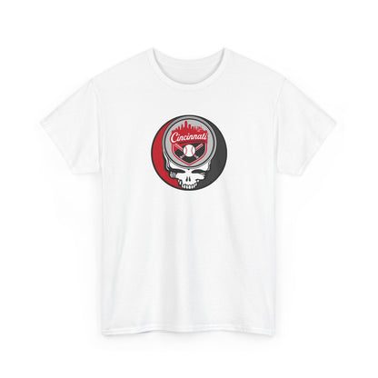 Cincinnati Reds Grateful Dead Steal Your Face T-Shirt - MLB