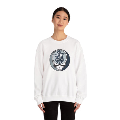 Dallas Football Grateful Dead Stealie Crewneck Sweatshirt - NFL