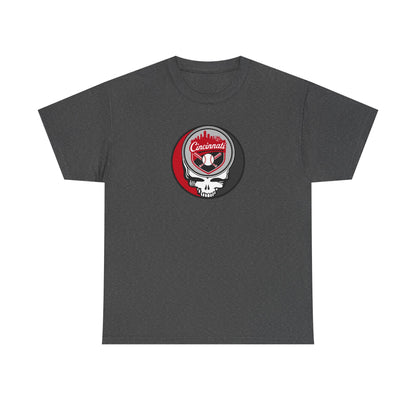 Cincinnati Reds Grateful Dead Steal Your Face T-Shirt - MLB
