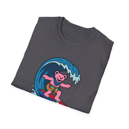 Surfin' Bear - Life is dead. Grateful Dead TShirt