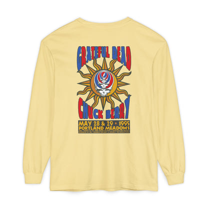 Grateful Dead and Chuck Berry Two-Sided Concert Tee - Vineyard Collection Garment-Dyed Long Sleeve