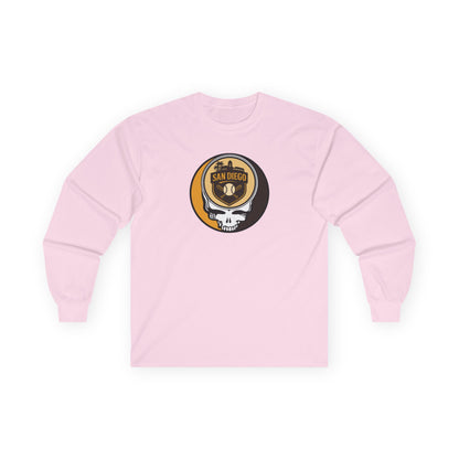 San Diego Padres Stealie Grateful Dead Long Sleeve Tee - MLB