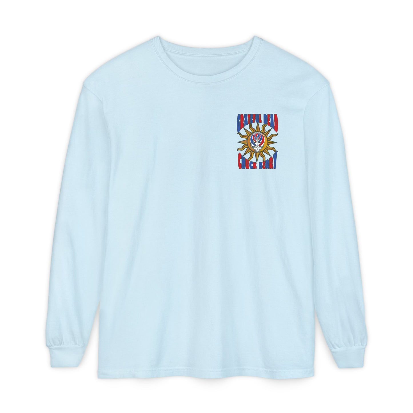 Grateful Dead and Chuck Berry Two-Sided Concert Tee - Vineyard Collection Garment-Dyed Long Sleeve