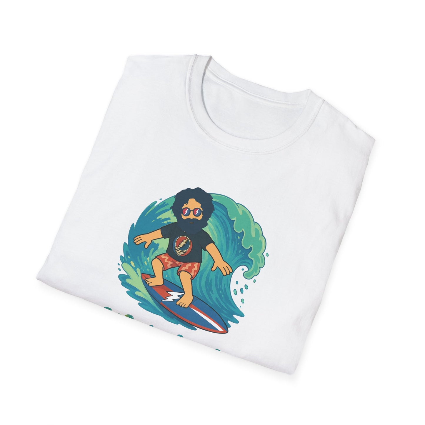 Surfiin' Jerry - Life is dead. Grateful Dead TShirt