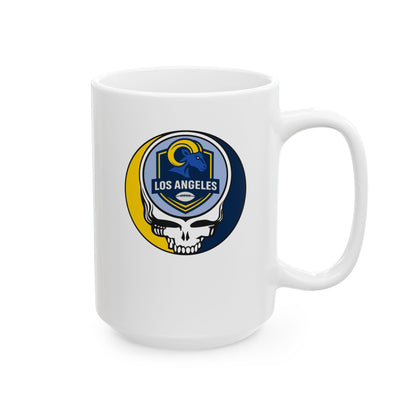 Los Angeles Football Stealie Ceramic Coffee Mug - 15ounce - NFL