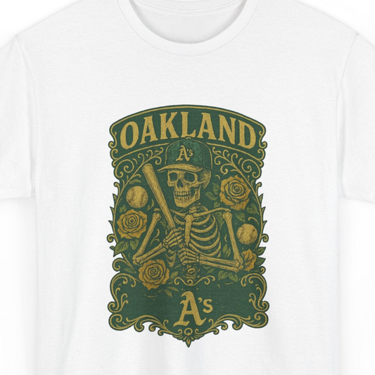 Oakland A's Retro Poster Art T-shirt
