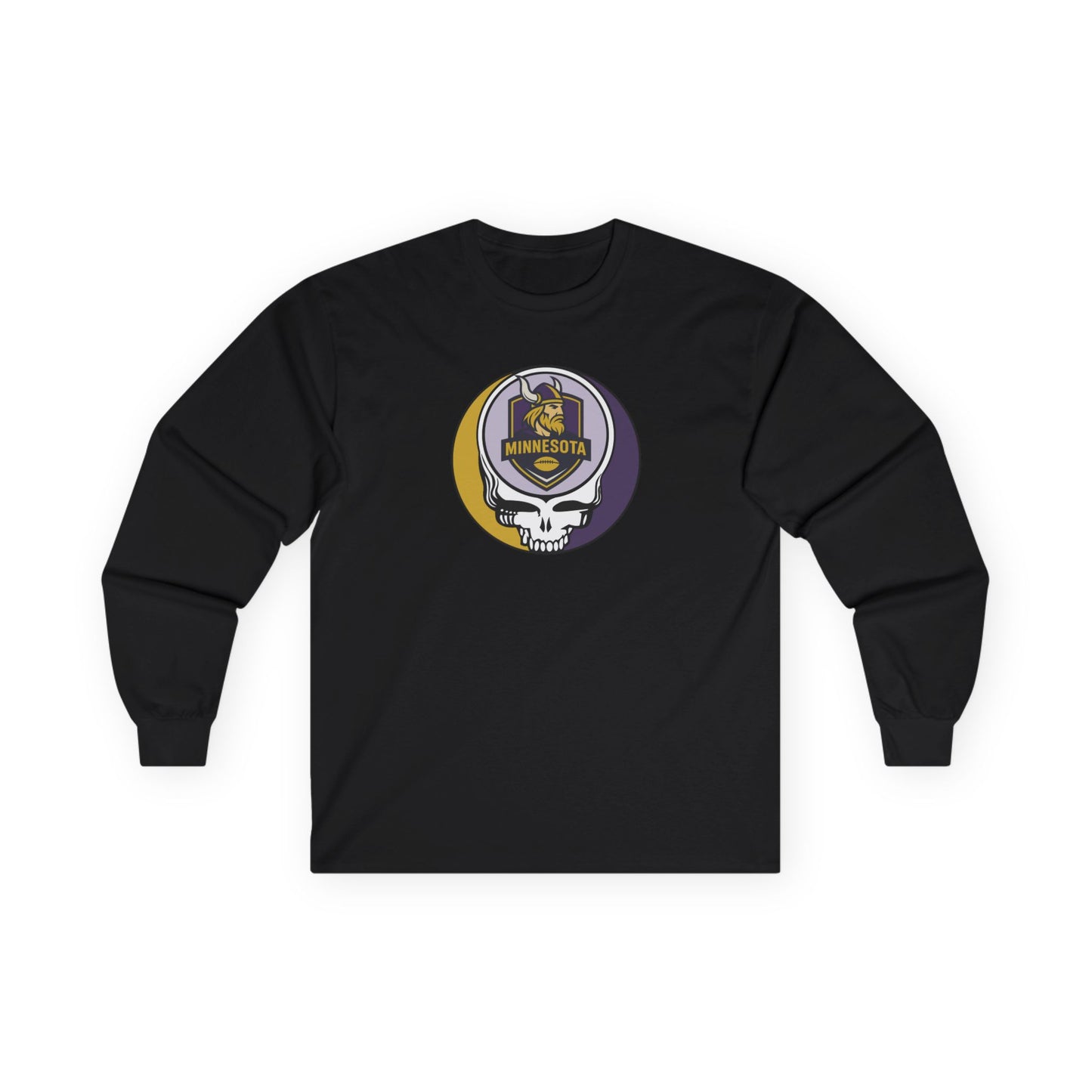 Minnesota Football Stealie Ultra Cotton Long Sleeve Tee - NFL