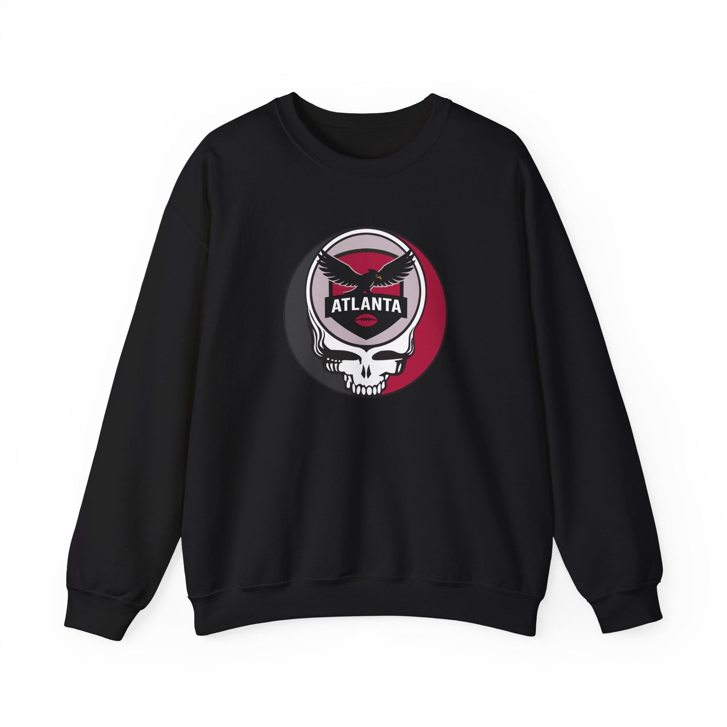 Atlanta Football Grateful Dead Stealie Crewneck Sweatshirt