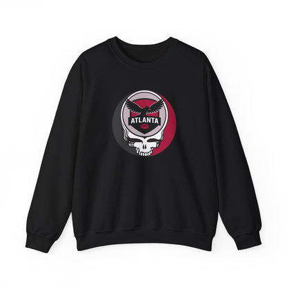 Atlanta Football Grateful Dead Stealie Crewneck Sweatshirt