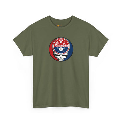 Philadelphia Phillies Grateful Dead Steal Your Face T-Shirt - MLB