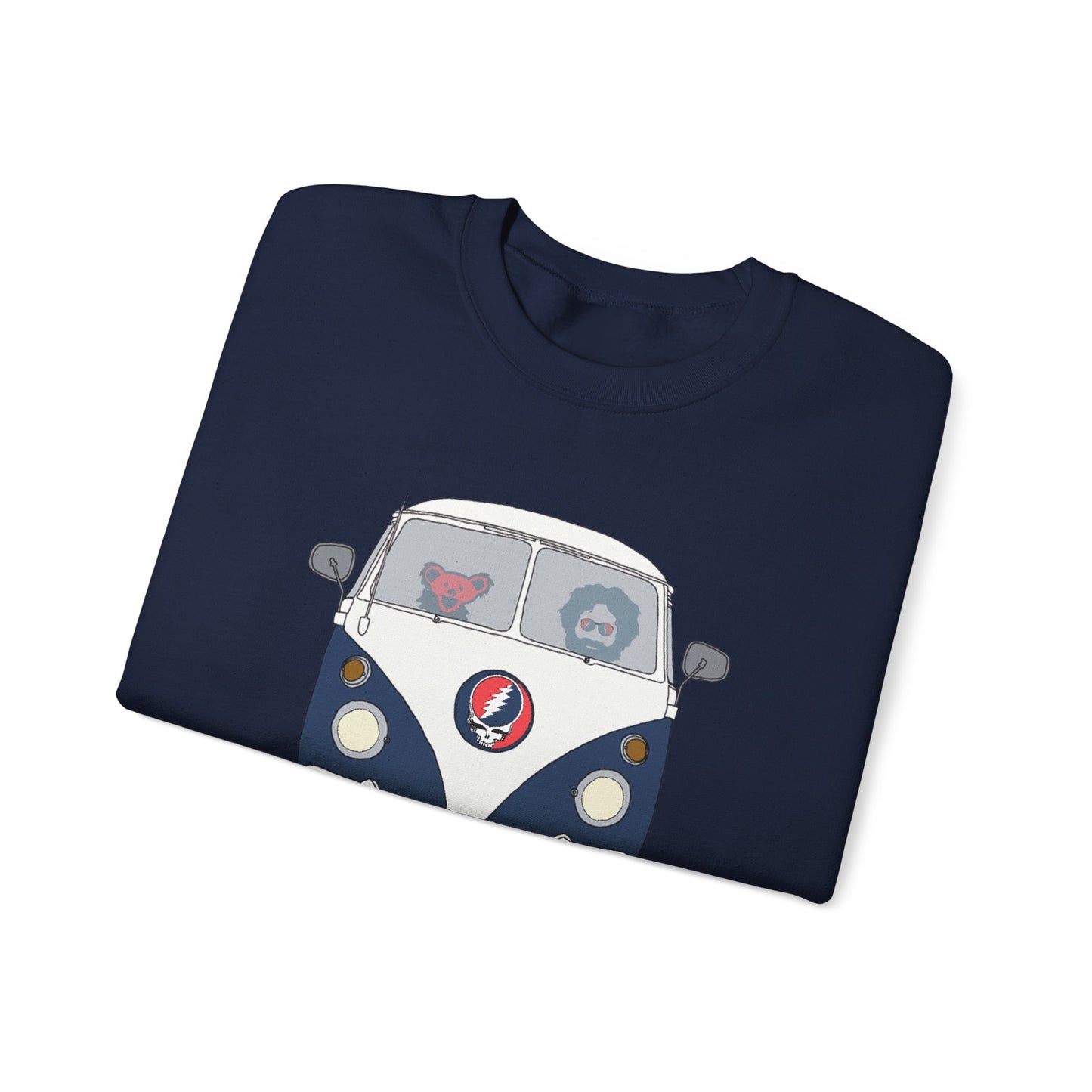 Jerry's Takin' The Bus Life is dead. Crewneck Sweatshirt