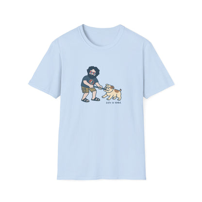 Jerry and Frank are Tuggin' - Life is dead. Grateful Dead TShirt