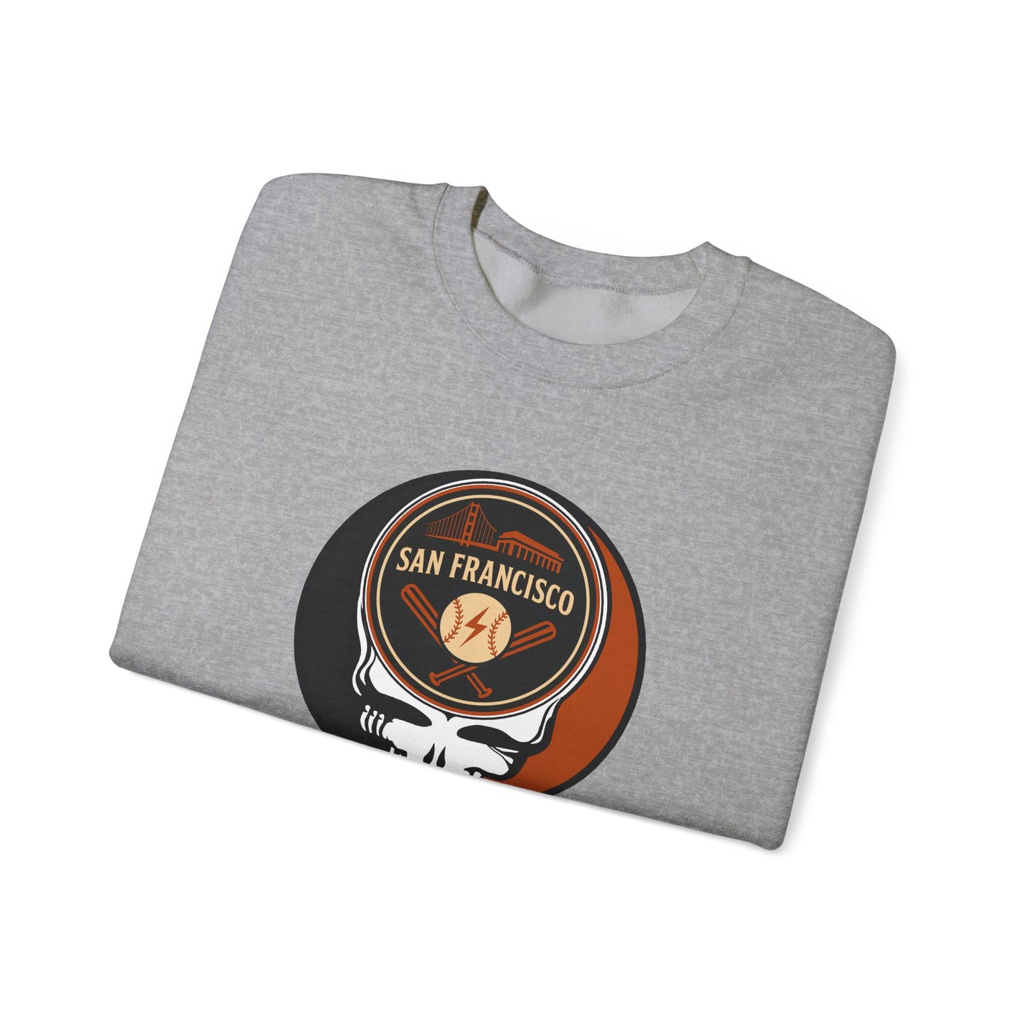 San Francisco Giants Grateful Dead Stealie Crewneck Sweatshirt - MLB