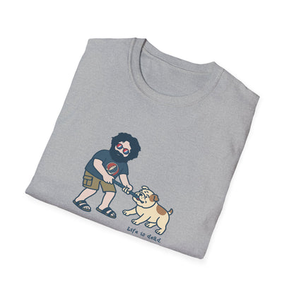 Jerry and Frank are Tuggin' - Life is dead. Grateful Dead TShirt