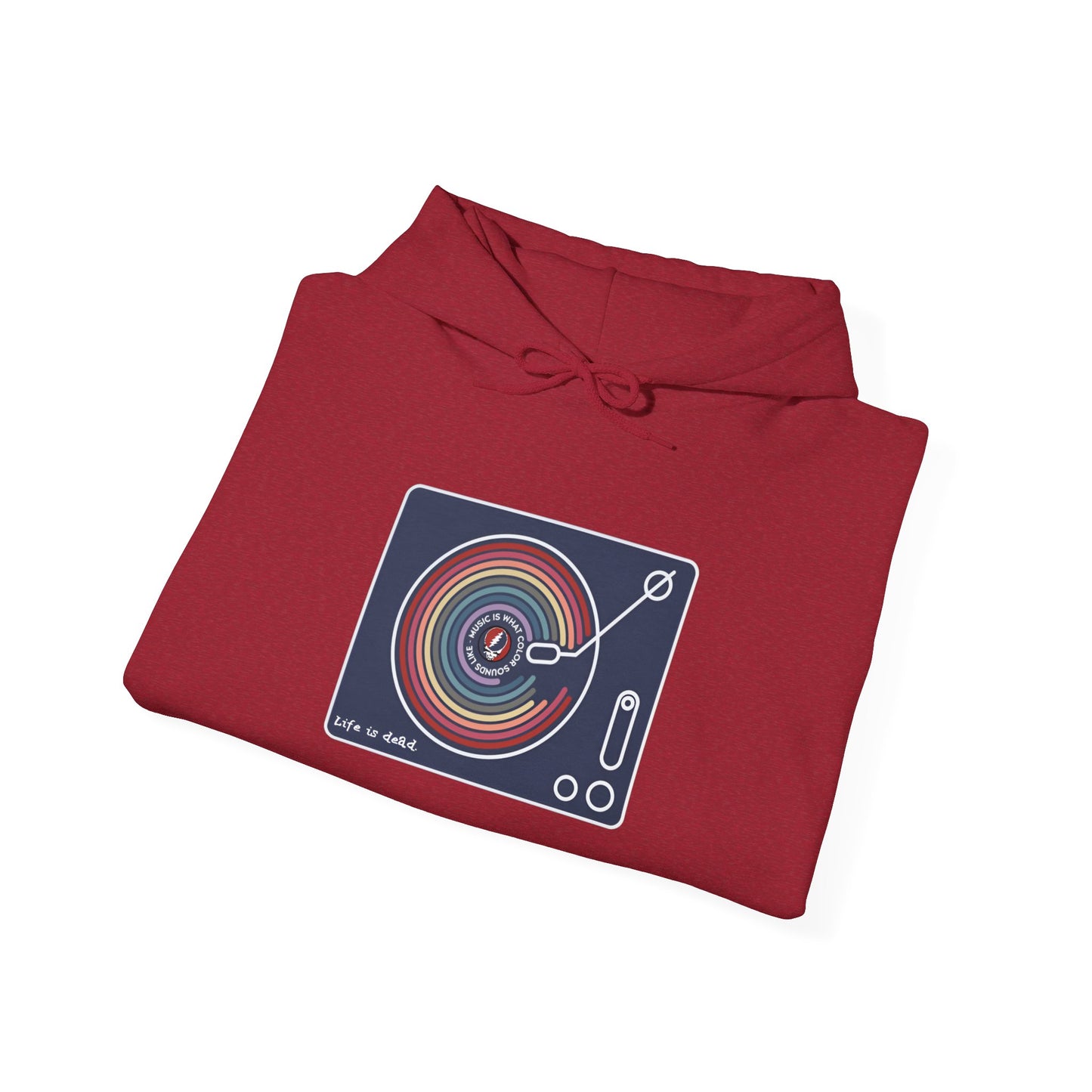Life is dead. 'Music Is What Colors Sound Like' Grateful Dead Unisex Hoodie