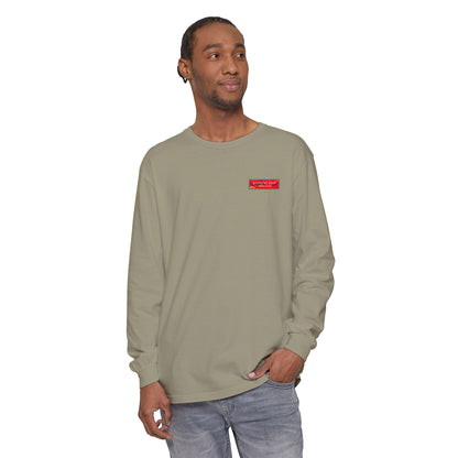 Grateful Dead Tie Dye Dancing Bear Two Sided Vineyard Collection Garment-dyed Long Sleeve T-Shirt