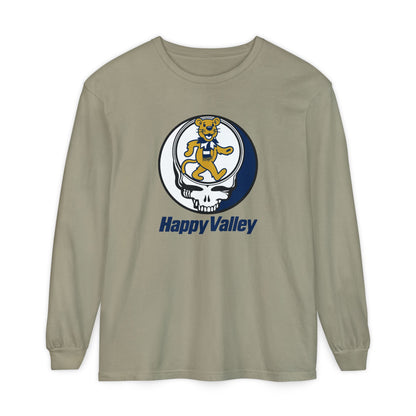 Happy Valley Stealie | University Collection Garment-Dyed Long Sleeve T-Shirt