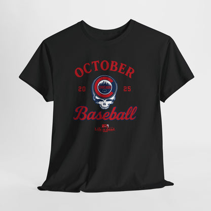 Chicago Cubs Playoffs 2025 Stealie Grateful Dead Tshirt