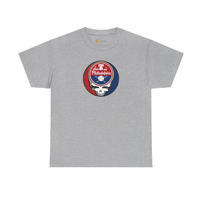 Philadelphia Phillies Grateful Dead Steal Your Face T-Shirt - MLB