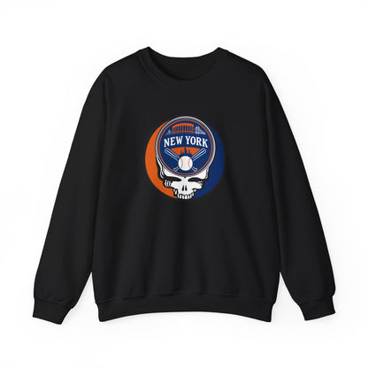 New York Mets Grateful Dead Stealie Crewneck Sweatshirt - MLB
