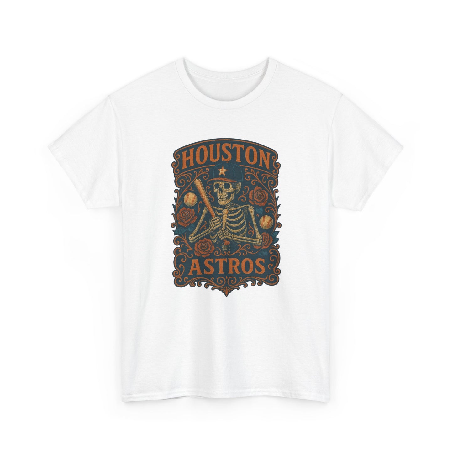 Houston Astros Retro Poster Art T-shirt