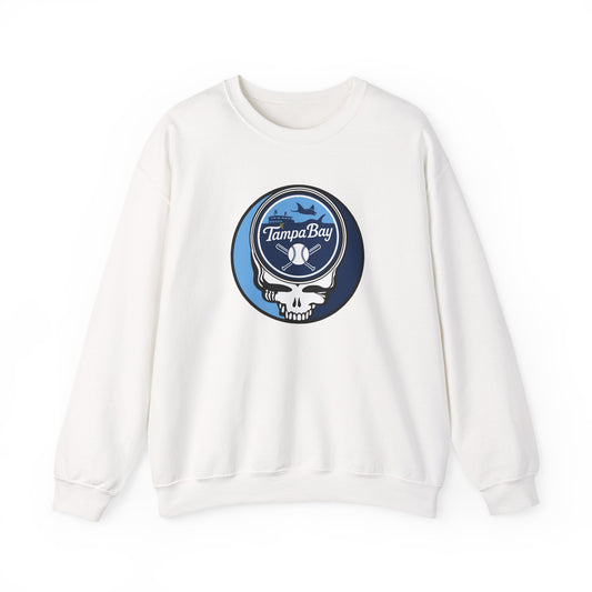 Tampa Bay Rays Stealie Grateful Dead Crewneck Sweatshirt - MLB