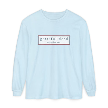 Grateful Dead Dancing Bear Two-Sided Vineyard Collection Garment-dyed Long Sleeve T-Shirt