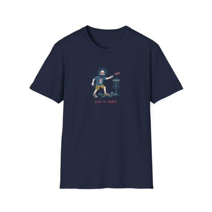 Disc Golfin' Jerry - Life is dead. Grateful Dead TShirt