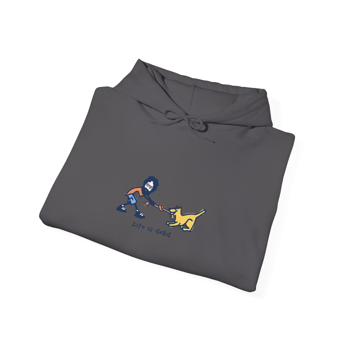 Life is dead. Jerry and His Best Friend Grateful Dead Unisex Hoodie