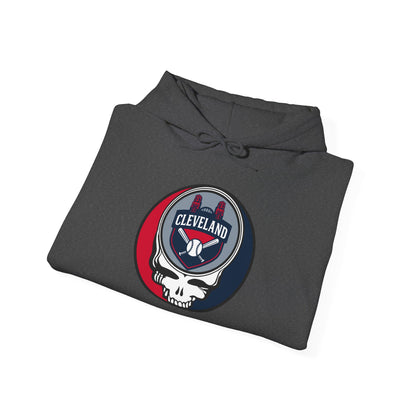 Cleveland Guardians Grateful Dead Unisex Heavy Blend Hoodie - Hooded Sweatshirt
