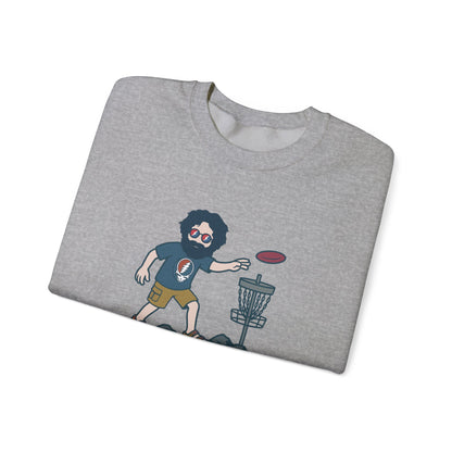 Disc Golfin' Jerry | Life is dead. Crewneck Sweatshirt