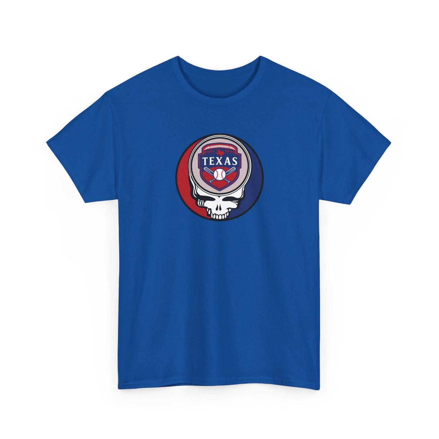 Texas Rangers Grateful Dead Steal Your Face T-Shirt - MLB