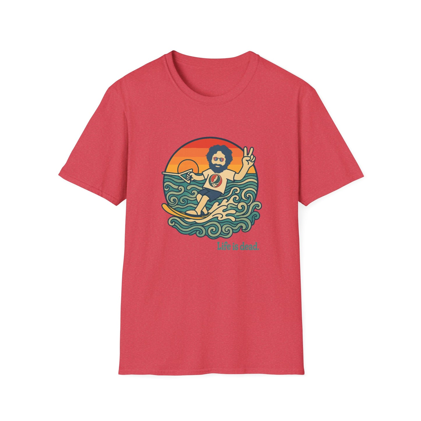Jerry's Ridin' The Wake Life is dead. T-Shirt