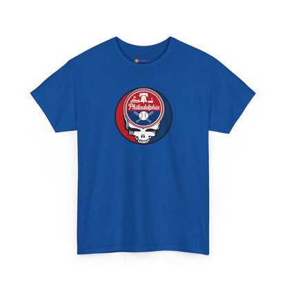 Philadelphia Phillies Grateful Dead Steal Your Face T-Shirt - MLB