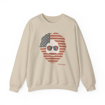 Stars & Stripes Jerry | Life is dead. Crewneck Sweatshirt