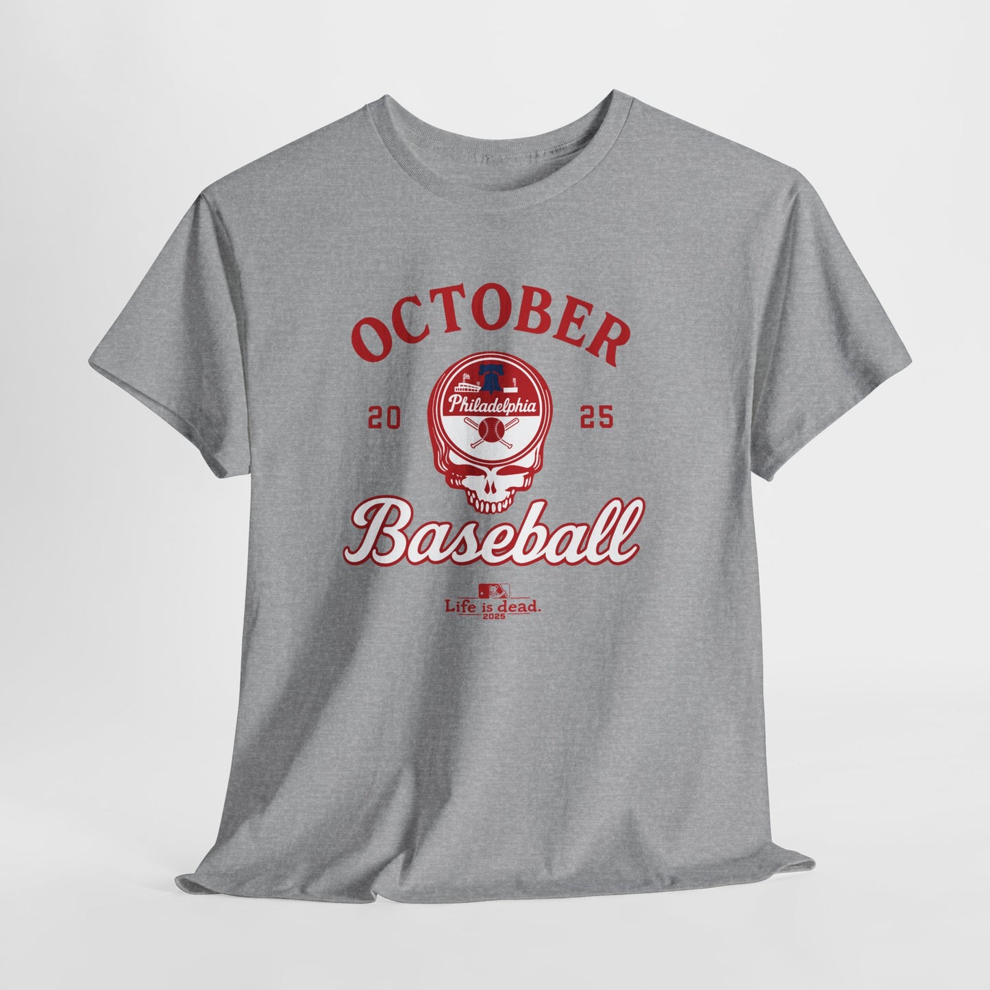 Philadelphia Phillies Playoffs 2025 Stealie Grateful Dead Tshirt