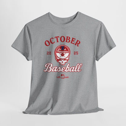 Philadelphia Phillies Playoffs 2025 Stealie Grateful Dead Tshirt