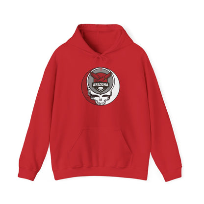 Arizona Cardinals Stealie Grateful Dead Hooded Sweatshirt - NFL