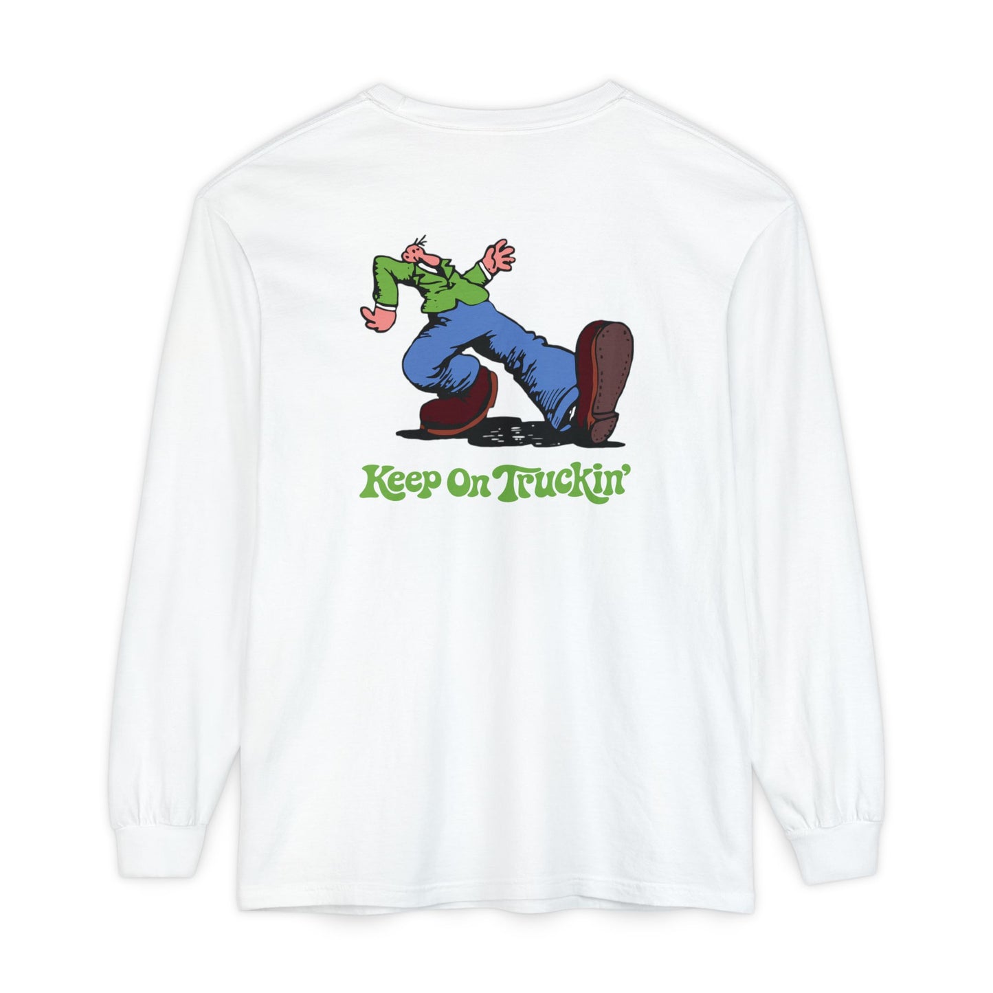 The Do-Dah Man Vineyard Collection Garment-Dyed Two-Sided Long Sleeve T-Shirt