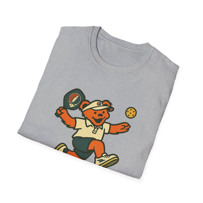 Pickleball Bear - Life is dead. Grateful Dead TShirt