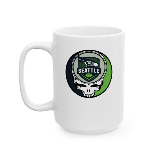 Seattle Football Stealie Ceramic Coffee Mug - 15ounce - NFL