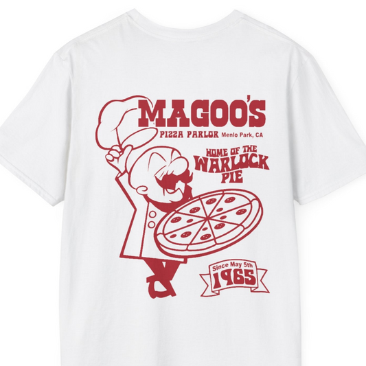 Magoo's Pizza Parlor - Two-Sided Vineyard Collection Grateful Dead TShirt