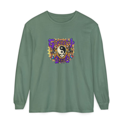 Grateful Dead Chinese New Year Concert Two-Sided Long-Sleeve Tee - Garment-dyed