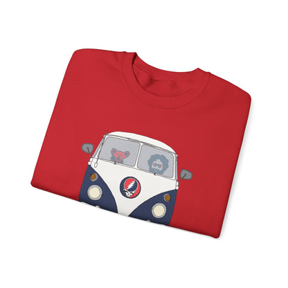 Jerry's Takin' The Bus Life is dead. Crewneck Sweatshirt