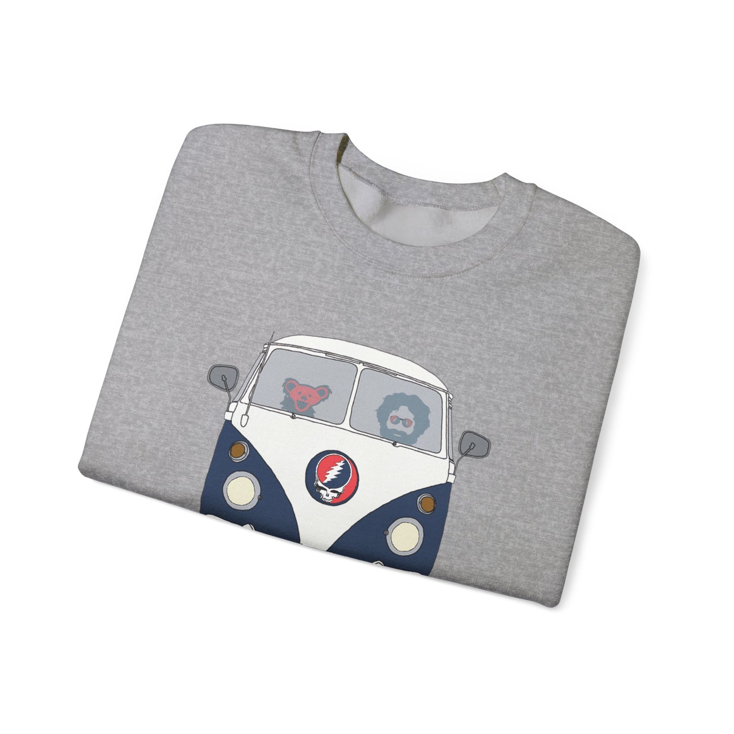 Jerry's Takin' The Bus Life is dead. Crewneck Sweatshirt