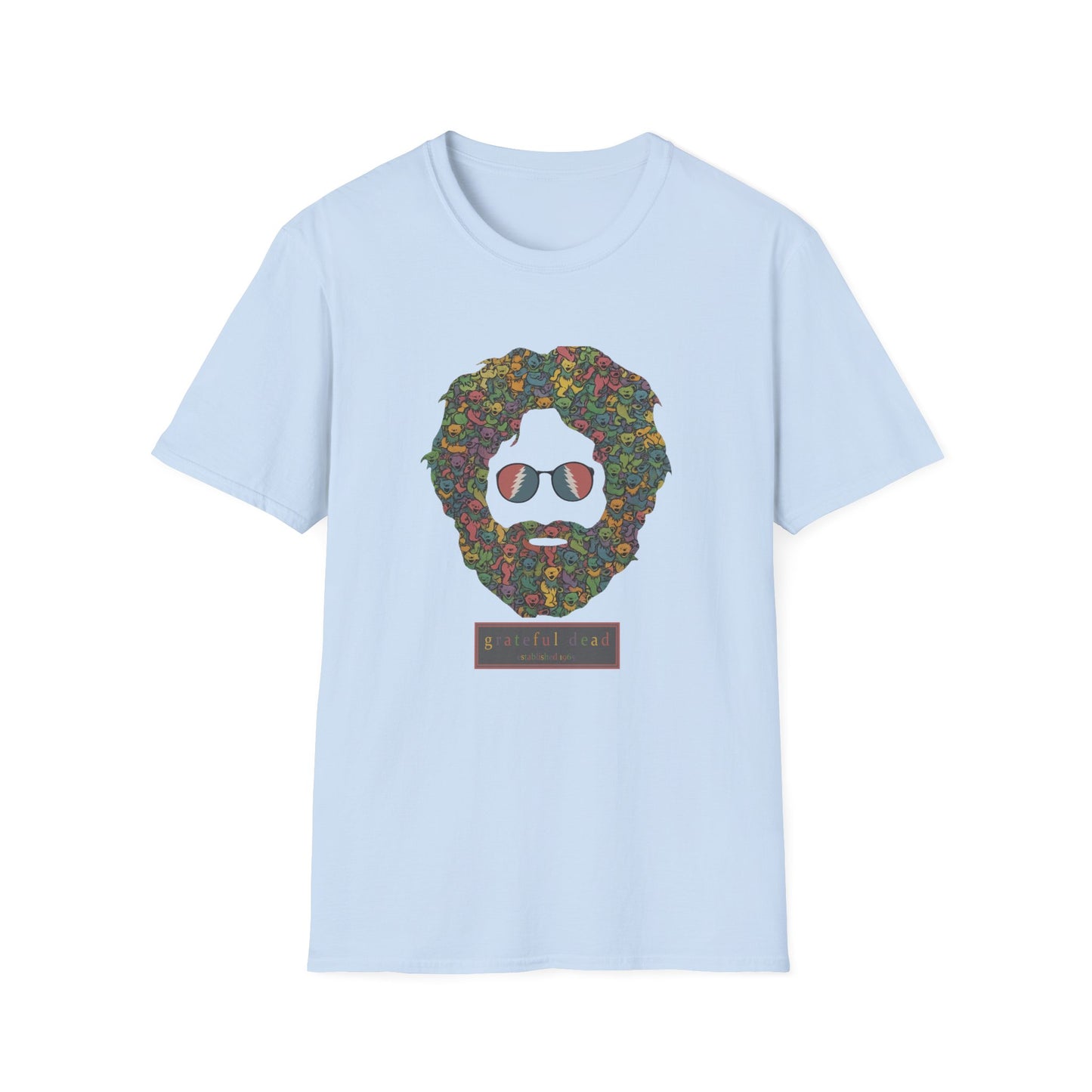 Jerry Garcia Dancing Bears Face - Vineyard Collection Grateful Dead TShirt